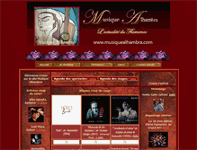 Tablet Screenshot of musiquealhambra.com